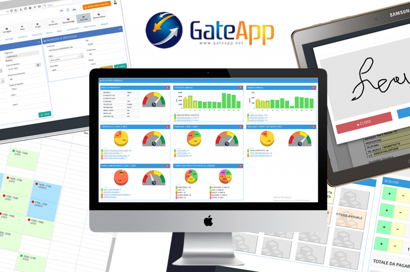 Software Gestionale Controllo Accessi GateApp Sport per Palestra e Piscina